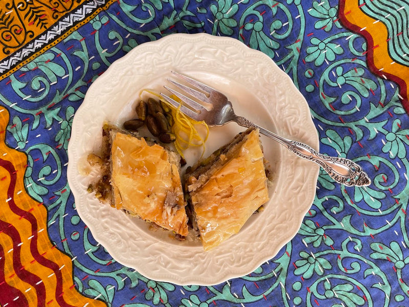 Lemon Pistachio Baklava