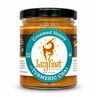 Turmeric Chai Creamed Honey - Euro Style by Lazy Goat Studio, 12oz