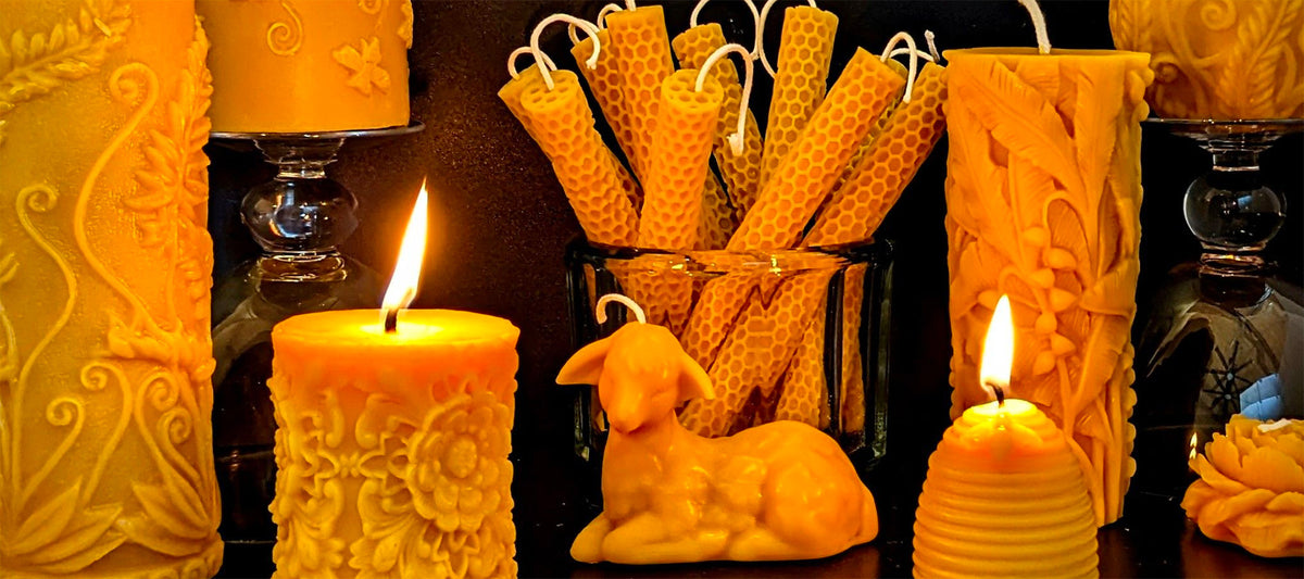 the art of burning beeswax candles